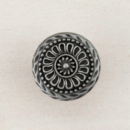 Acorn Mfg Artisan Collection Lace Circle Knob, Antique Pewter DQFPP